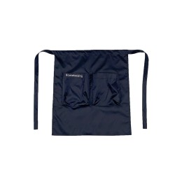 Customized black half-length housekeeping apron cleaning apron design two bag apron hotel room cleaning apron AP212 Customized black half-length housekeeping apron cleaning apron design two bag apron hotel room cleaning apron AP212